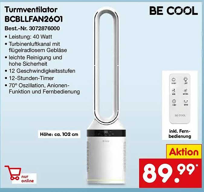 Turnventilator BCBLLFAN2601