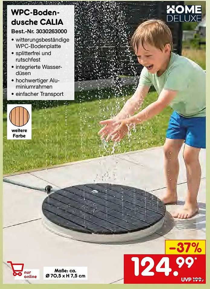 WPC-Boden-dusche CALIA