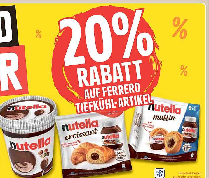 20% Rabatt auf Ferrero Tiefkühl-Artikel