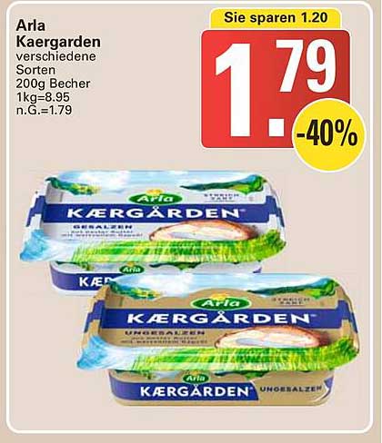 Arla Kæmgården verschiedene Sorten 200g Becher