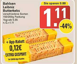 Bahlsen Leibniz Butterkeks 150/200g Packung