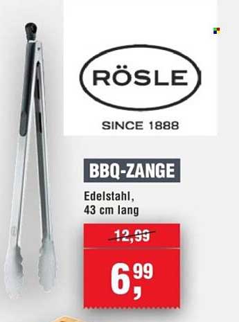 BBQ-Zange - Edelstahl, 43 cm lang