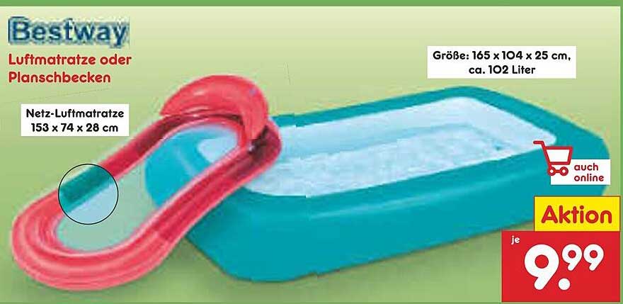 Bestway Luftmatratze oder Planschbecken