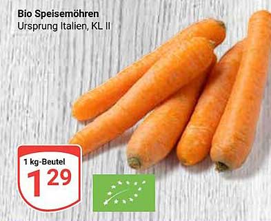 Bio Speisemöhren Ursprung Italien, KL II