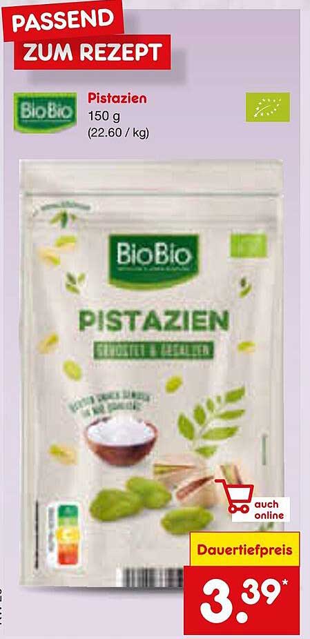 BioBio Pistazien 150 g