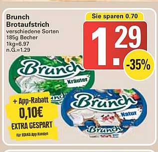 Brunch Brotaufstrich verschiedene Sorten 185g Becher