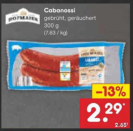 Cabanossi - gebrüht, geräuchert, 300 g