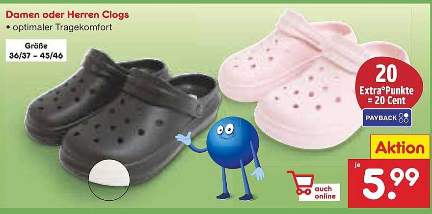 Damen oder Herren Clogs - optimaler Tragekomfort