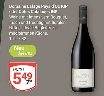 Domaine Lafage Pays d'Oc IGP oder Côtes Catalanes IGP
