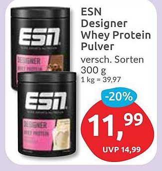 ESN Designer Whey Protein Pulver - 300 g (versch. Sorten)