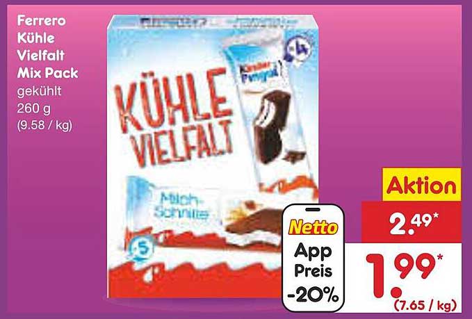 Ferrero Kühle Vielfalt Mix Pack 260 g