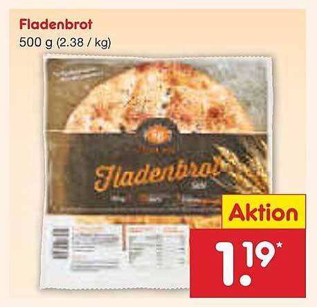 Fladenbrot 500 g (2,38 €/kg)