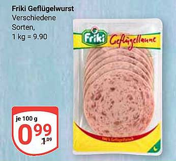 Friki Geflügelwurst - verschiedene Sorten