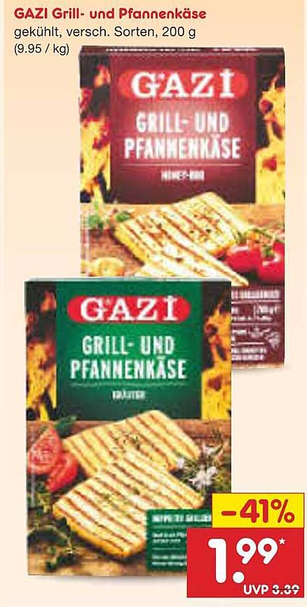 GAZI Grill- und Pfannenkäse, gekühlt, 200 g