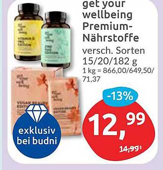 get your wellbeing Premium-Nährstoffe