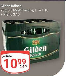 Gilden Kölsch - 20 x 0,5 l MW-Flasche