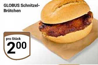 GLOBUS Schnitzel-Brötchen