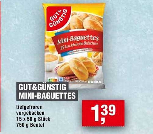 GUT& GÜNSTIG MINI-BAGUETTES