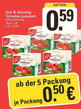 Gut & Günstig Passierte Tomaten 500g