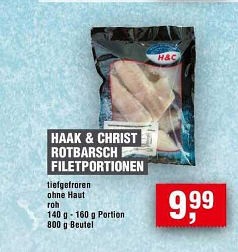 HAAK & CHRIST ROTBARSCH FILETPORTIONEN