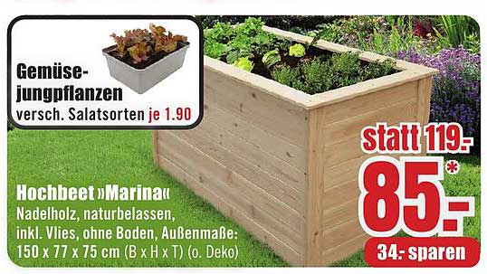 Hochbeet »Marina« aus Nadelholz