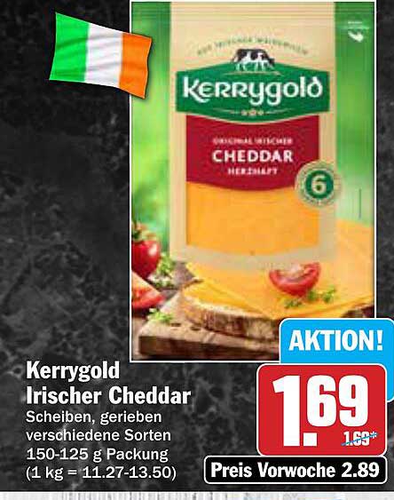 Kerrygold Irischer Cheddar