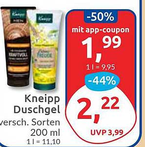 Kneipp Duschgel - Verschiedene Sorten 200 ml