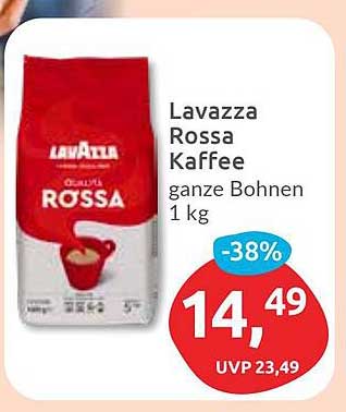 Lavazza Rossa Kaffee ganze Bohnen 1 kg