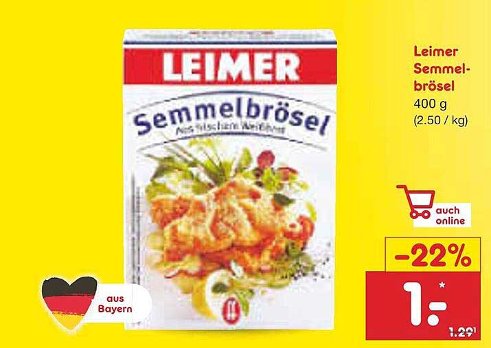 Leimer Semmelbrösel 400 g