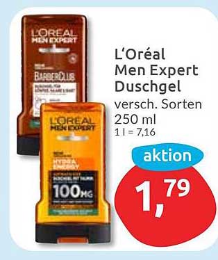 L’Oréal Men Expert Duschgel 250 ml - Aktion
