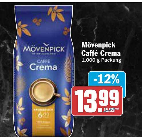 Mövenpick Caffé Crema 1.000 g Packung