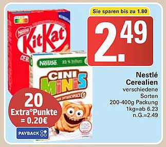Nestlé Cini Minis 200-400g Packung