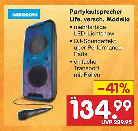 Partylautsprecher Life, verschiedene Modelle