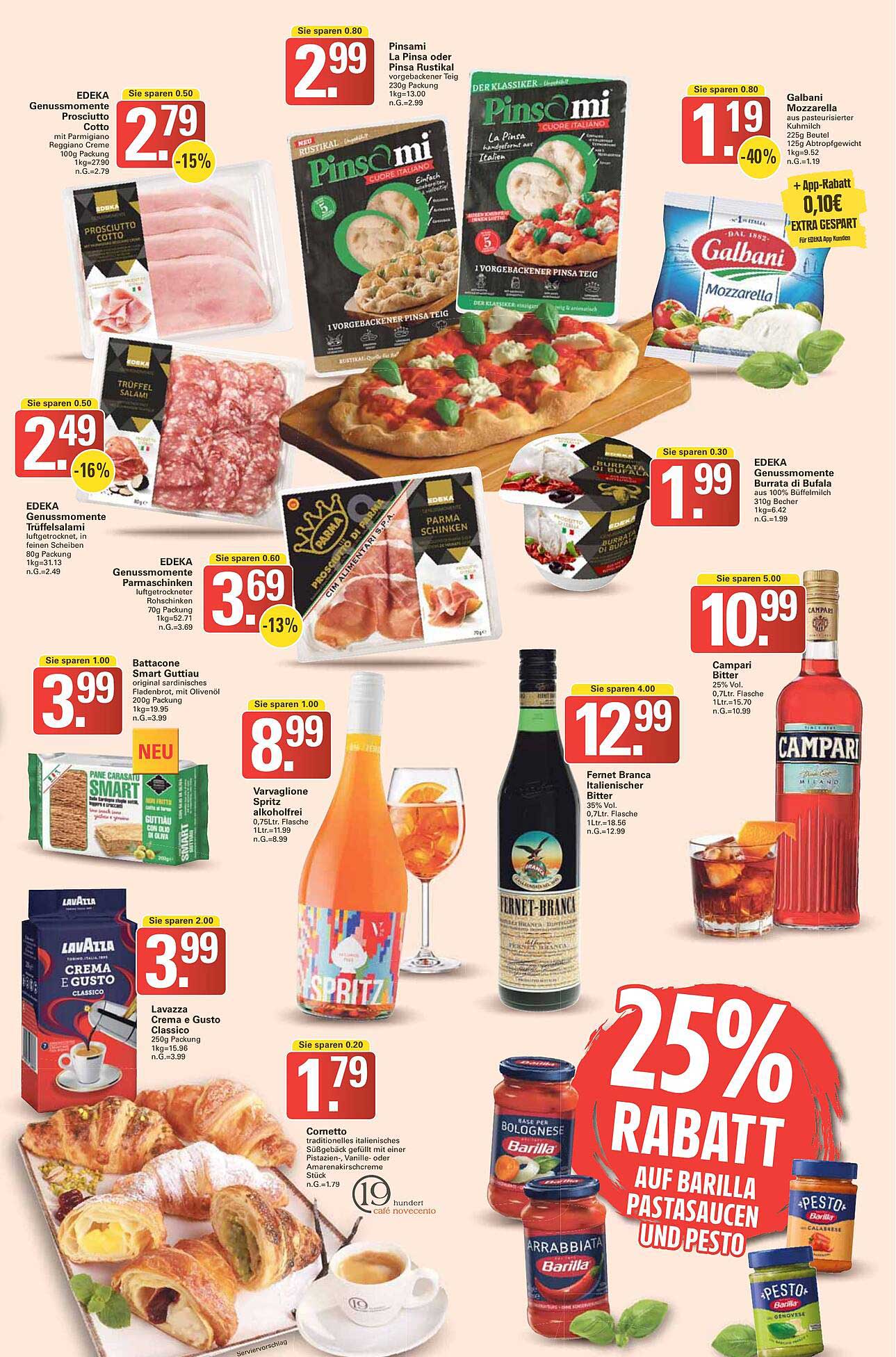 Pinsami La Pinsa oder Pinsa Rustikal 1kg