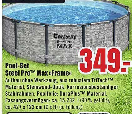 Pool-Set Steel Pro™ Max »Frame«