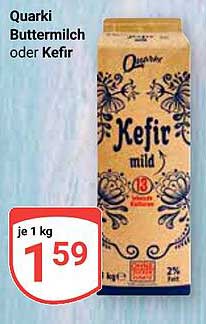 Quarki Buttermilch oder Kefir