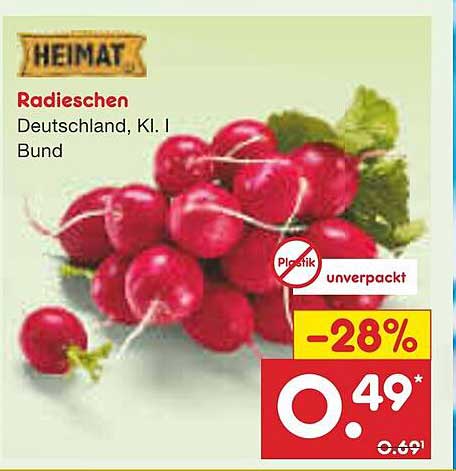 Radieschen Deutschland, Kl. I Bund