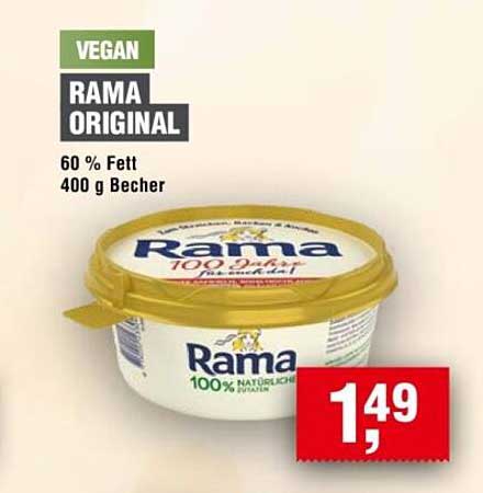 Rama Original 400 g Becher – Vegan!