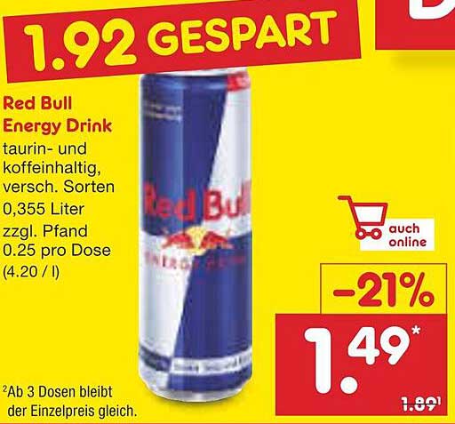Red Bull Energy Drink 0,355 Liter
