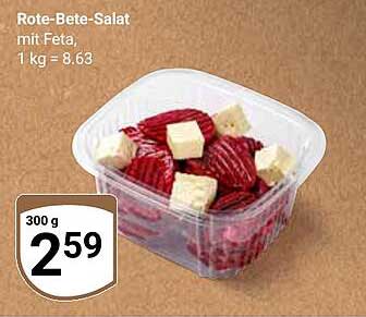 Rote-Bete-Salat mit Feta