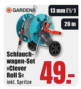 Schlauchwagen-Set »Clever Roll S« 20 m inkl. Spritze