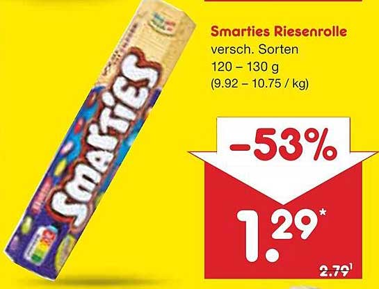 Smarties Riesenrolle