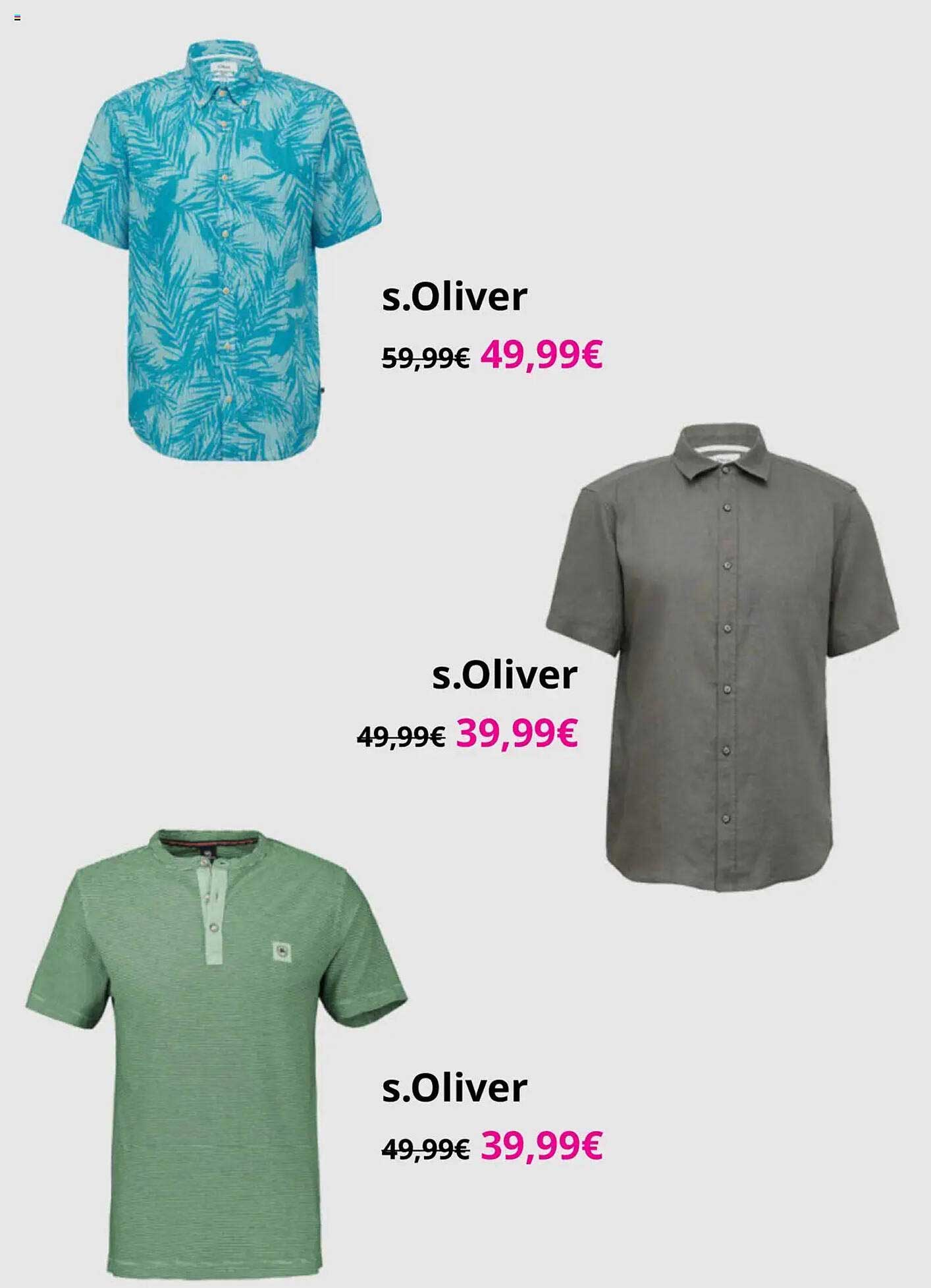 s.Oliver Hemden - Exklusive Angebote bis zu 20% Rabatt!