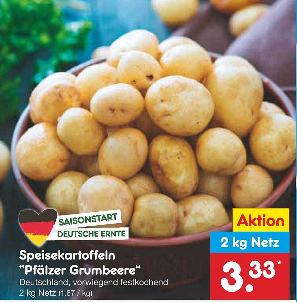 Speisekartoffeln "Pfälzer Grumbeere" 2 kg Netz