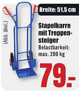 Stapelkarren mit Treppensteiger