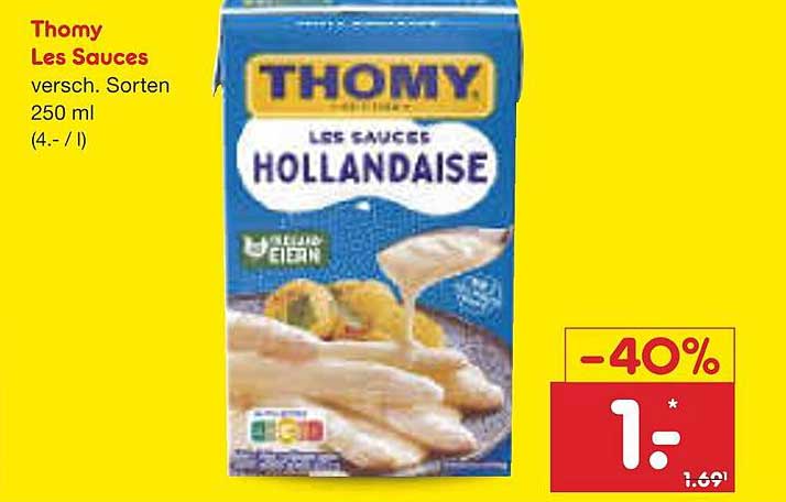 Thomy Les Sauces Hollandaise 250 ml