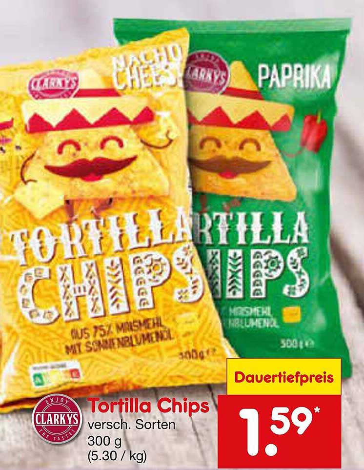 Tortilla Chips – verschiedene Sorten 300 g
