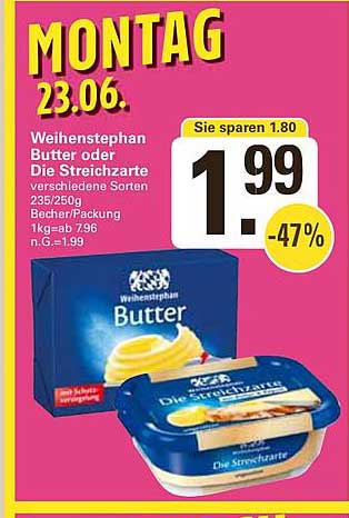 Weihenstephan Butter oder Die Streichzarte 235/250g