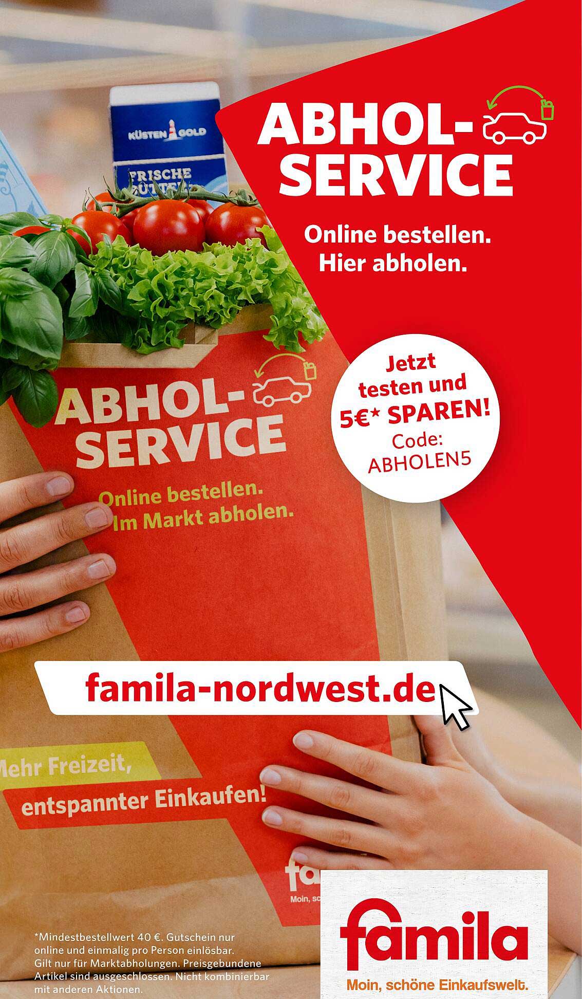 ABHOL-SERVICE - Online bestellen und im Markt abholen