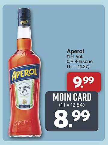 Aperol 0,7l - Ihr perfekter Aperitif